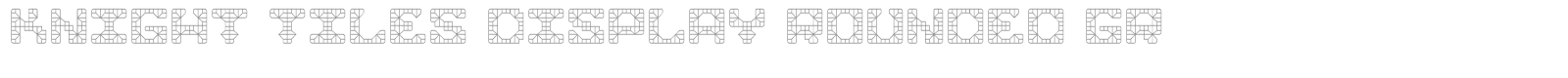 Knight Tiles Display font preview